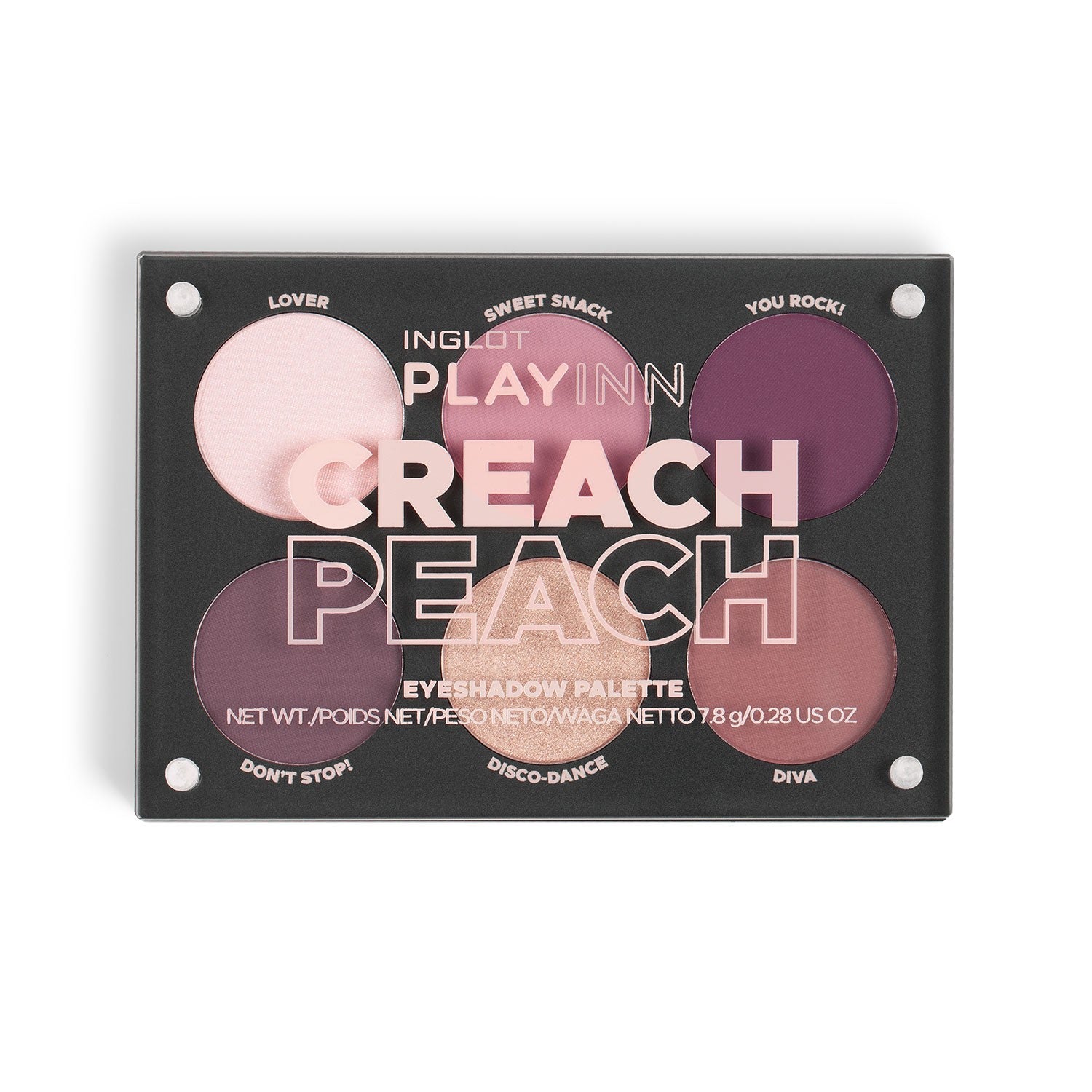 Paleta de sombras de ojos PLAYINN Creach Peach